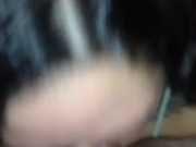 Tattooed & Pierced Latina Sucking White Cock 8/16