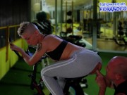 Anal fuck in the public GYM. Part 2 6/16