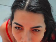 POV 💦 I fucked my wife's friend and I came in her mouth 15/16