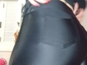 putting on tight clothes 16/16