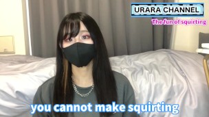 A girl who loves squirting talks about the fun of making a man squirt ♡
