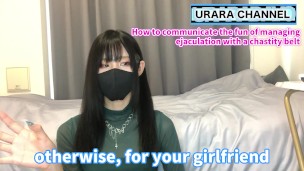 I will tell you all about the fun of managing your boyfriend's ejaculation with a chastity belt♡