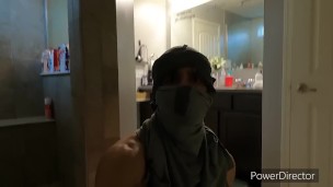 Solo dildo play