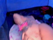 Eu não podia suportar a Boca da minha meia irmã estando acampado na praia em publico 2/16