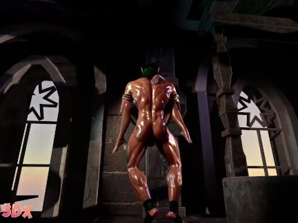 Futa3dx - Strong Big Tittied Futanari Elf Princess Gets Anally Ravaged