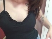 hot girl changing her blouse showing her breasts 14/16