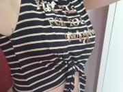 hot girl changing her blouse showing her breasts 8/16