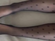 Cum on nylon feet  5/16