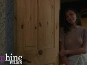 Passionate threesome in the kitchen 2/16