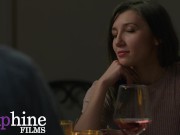 Passionate threesome in the kitchen 6/16