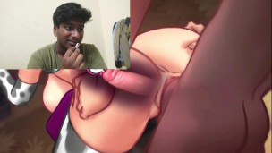 SummertimeSaga STEP-MOM AND AUNT SHARING ONE DICK - porn reaction