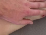 I love cum on his small tits  2/16