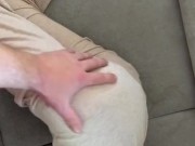 I love cum on his small tits  4/16