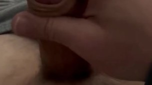 Masturbating