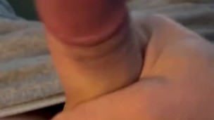 Stroking my dick