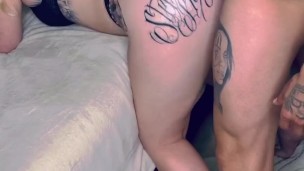 I suck dick & drink his pee with anal until I squirt (OnlyFans @blondie_dread for FULL video)