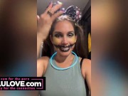 CUMpilation of my creamy pussy closeup, cumshot all over my costume, Halloween makeup fun, TikTok action & more - Lelu Love 8/16