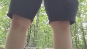 When you gotta take a leak on a hike...