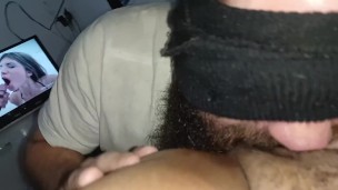 Ilove a mouth playing and sucking my naughty pussy she couldn't resist a wet mouth that ejaculates