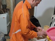 I'm cooking myself dinner 4/16