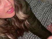 Sexy Fully Clothed British Slutwife Dirty Cuckold Talk, Blowjob & JOI 11/16