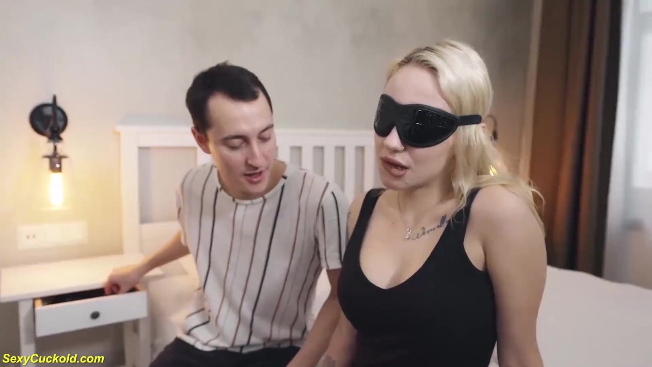 Milf gets rough big dick blindfold and handcuffed anal sex in front of her cuckold husban - RedTube