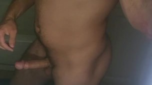 Showing my ass/stroking my big white cock