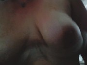 MILF riding cock, big tits bouncing 12/16