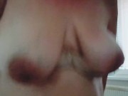 MILF riding cock, big tits bouncing 9/16