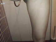 I caught my girlfriend pissing in the shower 16/16