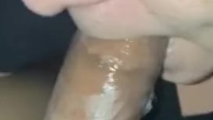 PAWG loves to gag on bbc 