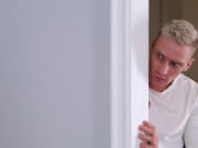 Horny besties tempt excited male friend into hot FFM 1/16