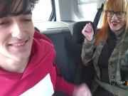 The queen of hot MILFs Lydia shows a young dude the marvels of sex with a dirty mommy! 4/16