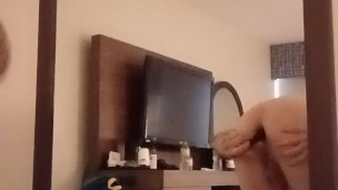 Using my ho whole hole at a hotel 