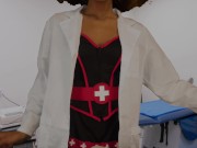 CUM Addicted Nurse Swallows Your Load 8/16