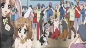 Hentai babe pussy fucked in her wet pussy