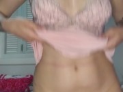 trying on new lingerie 2/16