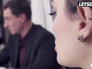 Naughty Secretaries Leah Obscure & Alissa Noir Enjoy Girl On Girl Action In Office - LETSDOEIT 3/16