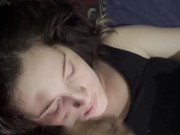 ESTABA DISTRAIDA ASI QUE ME CORRI EN SU TIERNO ROSTRO