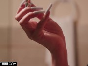 HotwifeXXX - Cumming In Sexy Big Tit Latina Cheating Wife Mouth 1/16