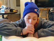Every time the Patriots Lose, Heather Kane Sucks a Random Cock! 14/16