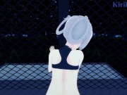 Nazuna Nanakusa and I have intense sex on a rooftop at night. - Call of the Night POV Hentai 15/16