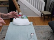 DSC15-3-3) Episode 3: Tiny Cutie Karlee Paige With Needles in Her Tits Is Pussy Fucked by Old Man with Cumshot 16/16