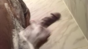 Big Black Dick In The Shower 💦