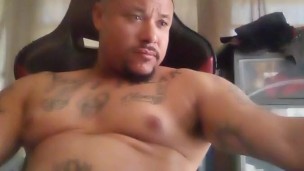 Hot Tattoo Latino Jerking Off To Porn Videos