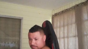 Hot Tattoo Latino Jerking Off To Porn Videos Part 2