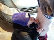 Heather Kane Sucks Cum Out of a Cock to Fix Her Flat Tire 11/16