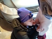 Heather Kane Sucks Cum Out of a Cock to Fix Her Flat Tire 12/16