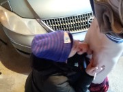 Heather Kane Sucks Cum Out of a Cock to Fix Her Flat Tire 13/16