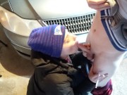 Heather Kane Sucks Cum Out of a Cock to Fix Her Flat Tire 5/16